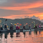 Remada do Por do Sol + Revoada dos Guarás