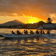 Remada do Por do Sol + Revoada dos Guarás